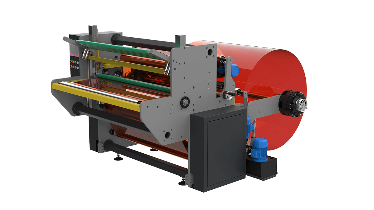 AUTOMATIC PAPER CORE METER REWINDING MACHINE